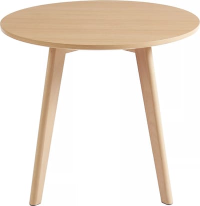 Vente-unique Kindertafel van mdf en beuken - Kleur: naturel - LOULOUNE