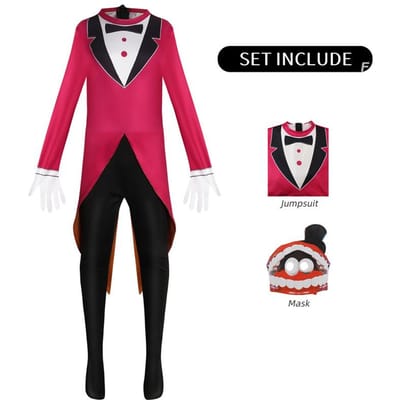 Het Verbazingwekkende Digitale Circus Pomni Cosplay Kostuum de freak circus Jax Karnaval Uniform Caine Halloween Kostuums Maskerade Spel 150