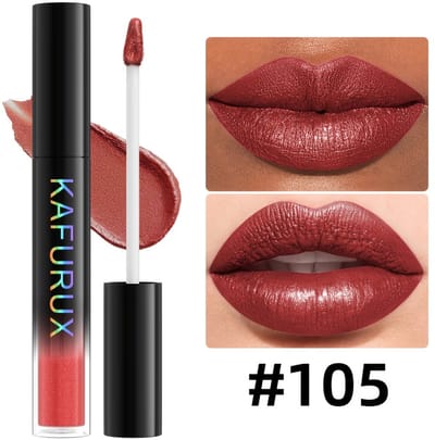 Pearly Lip Gloss Koperbrons – Waterproof Shimmer Lipgloss met Parelmoerglans – Langhoudende Glanzende Lipgloss
