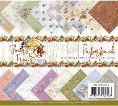 Paperpack - Precious Marieke - Flowers and Fruits