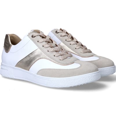 Dames Veterschoenen Hartjes Sophie Shoe Weiss-beige Wit - Maat 38