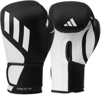 Adidas (kick)Bokshandschoenen Speed TILT 250 Training Zwart/Wit - 10 oz.
