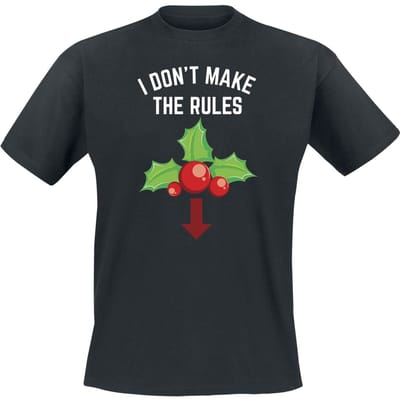 Sprüche - Fun T-shirt - I Don't Make the Rules - M tot XXL - voor Mannen - zwart