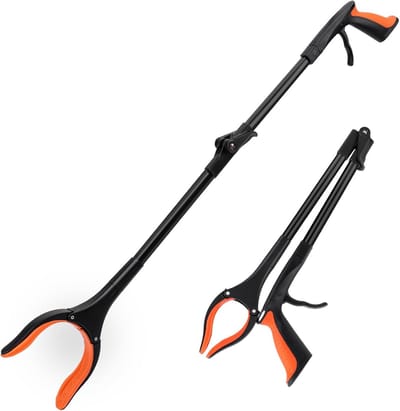 Opvouwbare Kattenplukker Grabber Stick - Ergonomische Grijper voor Gehandicapten en Ouderen