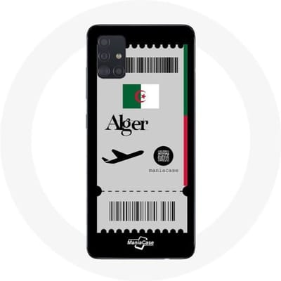 Coque Samsung Galaxy A51 Billet d'avion Algerie