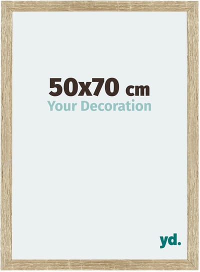 Your Decoration - Puzzellijst 50x70 cm - Sonoma Eiken - Puzzellijst 500-1000 stukjes - MDF Fotolijst - Mura