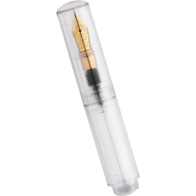 Stylo plume wancai de deuxième génération Transparent Ciel étoilé Stylo à encre d'écriture Macaron Marron Maillard Mini stylo de poche EF white
