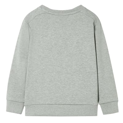 vidaXL Kindertrui 92 gemêleerd lichtkaki