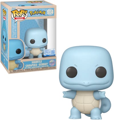 Funko Pop! Games: Pokémon - Squirtle (Soft Color) #504 Funko Exclusive