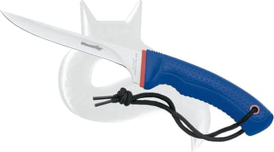 Vlijmscherp Antislip Fileermes 29 cm Black Fox Medium + Beschermkoker Schede RVS Roestvrijstaal Mes