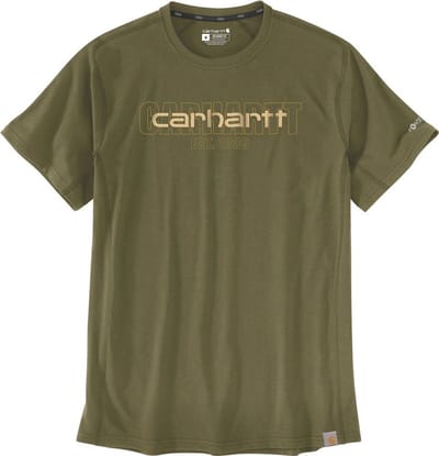 Carhartt Force S/S T-shirt met logo-afbeelding 106653