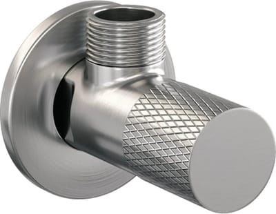 Brauer Brushed Carving hoekstopkraan RVS geborsteld PVD