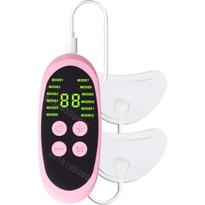 EMS Gezichtsmassager Microstroom Spierstimulator Gezichtslifting Huidverstrakking Anti-Rimpel Spierstimulator Schoonheidsapparaat white