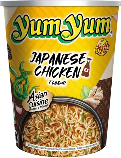 Yum Yum Instant Noedels Japanse Kip Shoyu in Cup 36 x 70 g