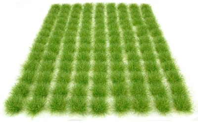 SPHProducts - 98 Stuks Statische Gras Tuft - Zelfklevend Kunstgras voor Modelspoor - Rood Bruin en Groen - Perfect voor Terrain Modellering - Geschikt