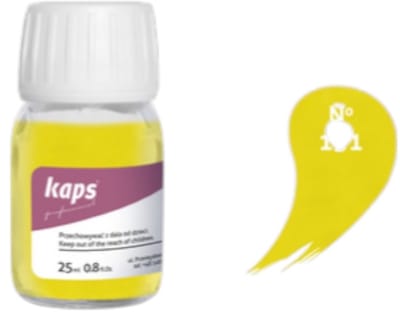 Kaps super color leer & kunstleer verf inc.cleaner - (131) Citroen - 25ml