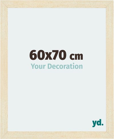 Your Decoration - Fotolijst 60x70 cm - MDF - Zand Geveegd - Mura
