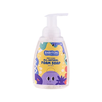 BABYTON - Natuurlijke Schuimende Zeep - Hand & Face Wash - Aardbei - Schuimt lekker en voedt de huid - 350ml
