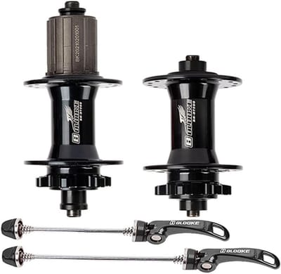 Fiets Naaf Set - Fietswiel Naven - MTB Fietsen - Schijfrem Compatibel - 100/135mm - Zwart