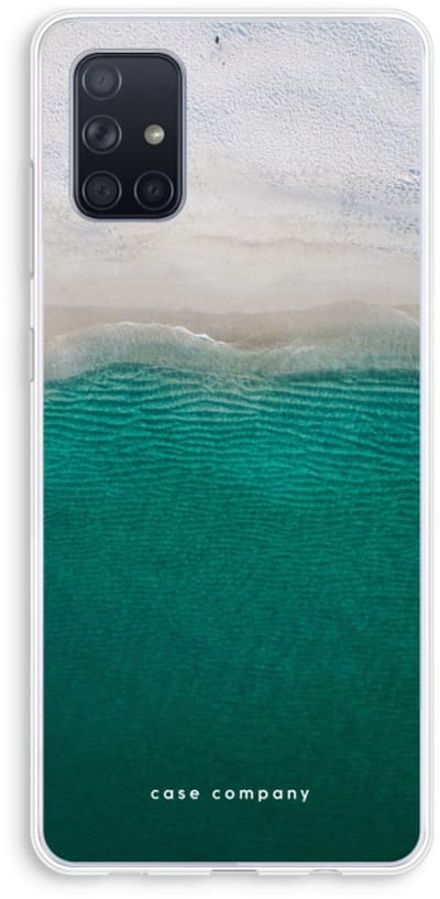 Case Company® - Hoesje geschikt voor Samsung Galaxy A71 hoesje - Stranded - Soft Cover Telefoonhoesje - Bescherming aan alle Kanten en Schermrand