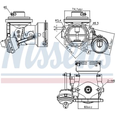 EGR-klep NISSENS 98299