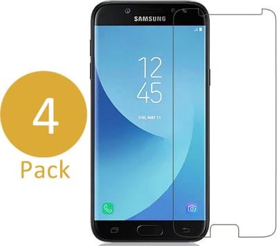 4x Screenprotector geschikt voor Samsung Galaxy J5 (2017) - Tempered Glass Screenprotector Transparant 2.5D 9H (Gehard Glas Screen Protector) - (0.3mm)