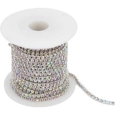 Kleurrijke Glinsterende Strass Rand 10 Meter Strass Rand voor Huishoudelijke DIY Knutsel Kleding 2.5mm