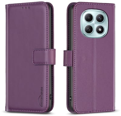 BINFEN Hoesje - Geschikt voor Xiaomi Redmi Note 15 / Poco M8 Hoesje - BINFEN Color Book Case - Paars