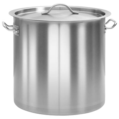 vidaXL - Kookpan - 35 - L - 36x36 - cm - roestvrij - staal