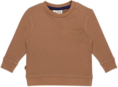 Frogs and Dogs - Play All Day Baby Sweater | Beaver Fur - Katoen - Maat 50/56