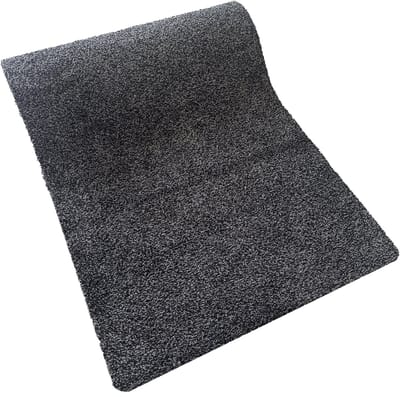 JYG Deurmat KATCOT SUPERABSORB katoen zwart/antraciet 60 x 100cm - droogloopmat - tapijtloper