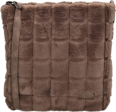 Zebra Trends Milou Crossbodytas - Schoudertas - Fur - Bont - Donkertaupe