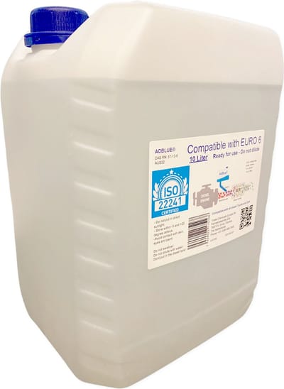ADBLUE® - Voor alle automerken - INCLUSIEF SCHENKTUIT - AUS32 - 10 Liter - Cannister
