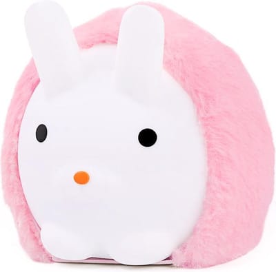 Warmtekruik – Babykruik Dierenkruik – Warmtekussen met Zachte Pluche Hoes – Voor Warmte & Afkoeling – Roze / Wit – Kindvriendelijk & Herbruikbaar