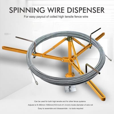 Dailygoods - Verstelbare Heavy Duty Fence Wire Dispenser