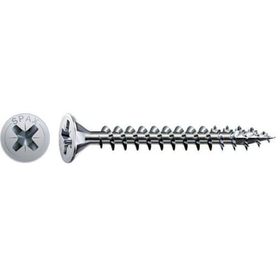 Spax Spaanplaatschroef Torx 4 x 25 mm - 100 stuks - Verzinkte Hout Schroef Verzonken Plat Kop- WIROX