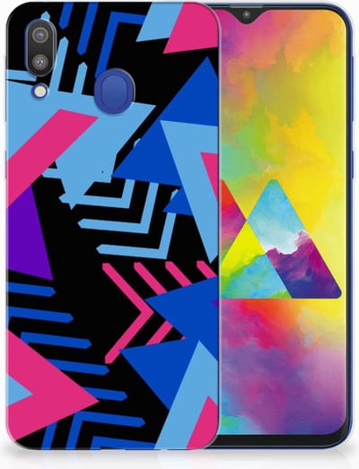 Samsung Galaxy M20 (Power) TPU Hoesje Funky Triangle
