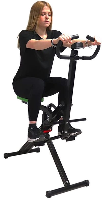 Fitnessapparaat voor Buikspieren en Kerntraining - Inklapbare Crunch Machine