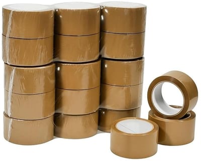 Sterke Bruine Verpakkingstape voor Verhuizen en Verzenden - 36 Rollen - 66m x 48mm