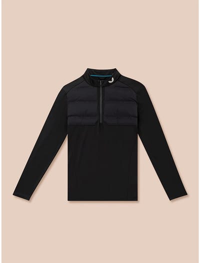 Castore Lvs Hybrid Sweatshirt Met Halve Rits Zwart XL Man