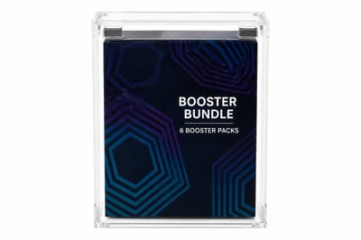 DrPhone BoosterGuard Acryl Display Case – Magnetische Booster Bundle Beschermbox – Voor 6-Booster Pack – Stofdicht – Transparant