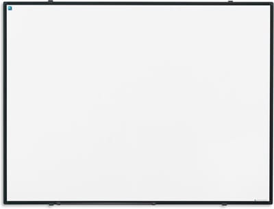 Smit Visual Whiteboard 60x90 cm Softline Emailstaal - 8mm Zwart aluminium frame