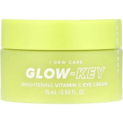 I Dew Care, Glow Key, Brightening Vitamin C Eye Cream, 15ml (0.50fl oz) yellow