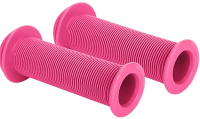 Rieba® Handvatten Kinderfiets 105mm - Fiets - Step - Binnen diameter 22mm - Kinderen - Rubber - Antislip - Roze