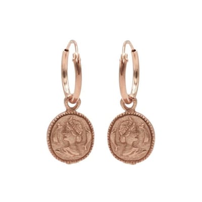 Karma Symbols oorbel M1968 Coin