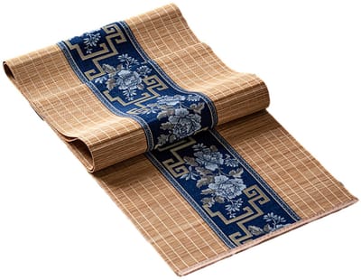 QTTVBTNA Bamboe Placemat – Tafelloper – Moderne Tafelmatten – Anti-slip & Hittebestendig – Keuken & Eetkamer Decor – 30x150cm