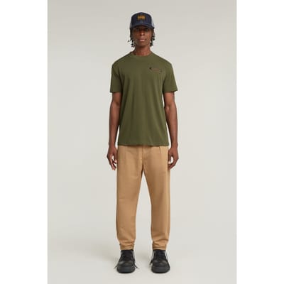 G-Star Back Gr Arch R T Shadow Olive Größe: M | Bedruckte T-Shirts Outlet | Herren | Grün