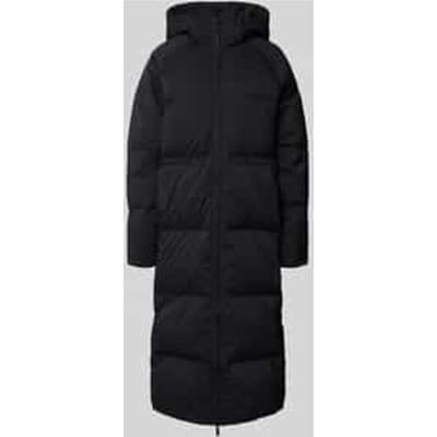 Regular fit lange donsjas met afneembare capuchon model 'MAYA'