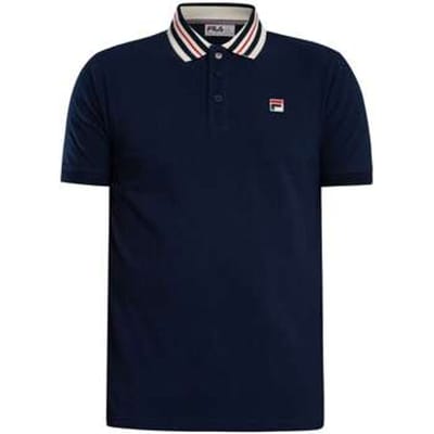 Polo Shirt Korte Mouw Fila Achille Heritage Tape Basic Polo Shirt