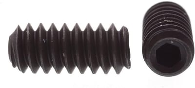 Doppenschroeven Set - Machine Schroeven - Bevestigen Binnen - Koploos Binnenzeskant - 6-32 X 5/16 - Zwart
